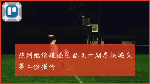 热刺继续追逐范赫克计划尽快递交第二份报价